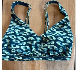 Green Animal Print Sports Bra by Outline Aerie Sz Medium NWT